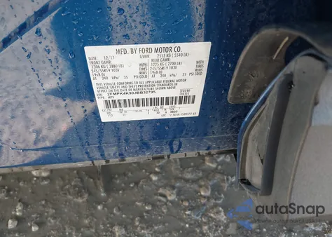 2018 Ford Edge Titanium z USA, uszkodzony, nr VIN 2FMPK4K90JBB32795